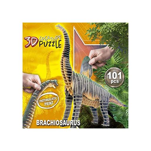 Educa Borrás - Brachiosaurus - Puzzle 3D de 101 peças