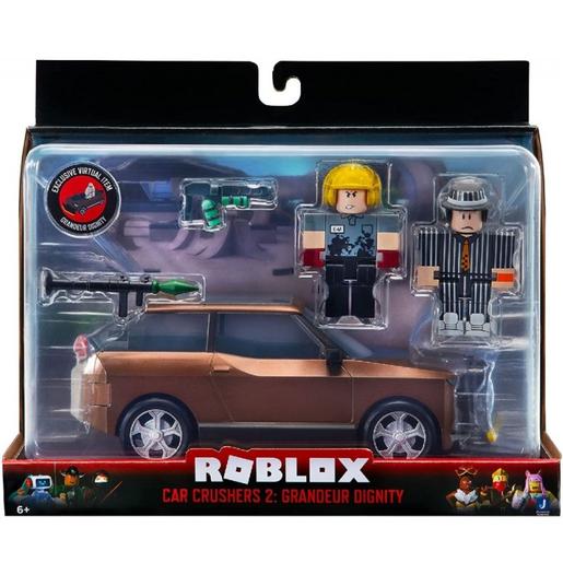 Roblox - Veículo Car Crusher 2 - Grandeur dignity e 2 figuras