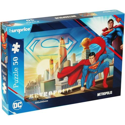 Superman - Puzzle 50 peças Cidade de Metropolis