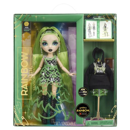 Muñeca Fantastic Fashion verde con set de juegos y accesorios ㅤ
