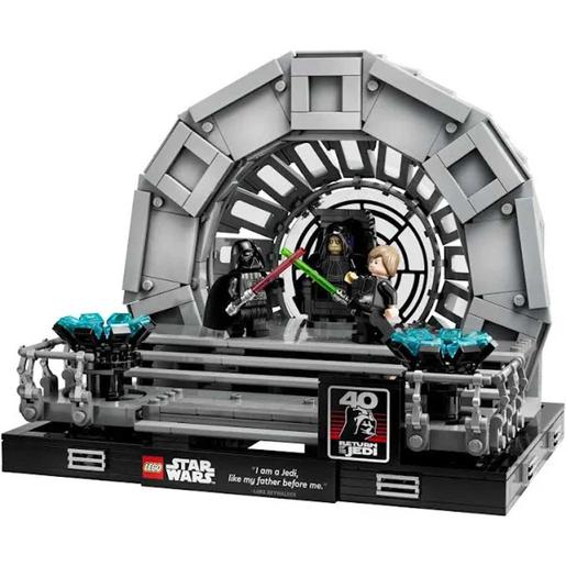 LEGO - Star Wars - Diorama Star Wars: Sala do Trono do Imperador, Espadas Laser e Mini Figuras 75352