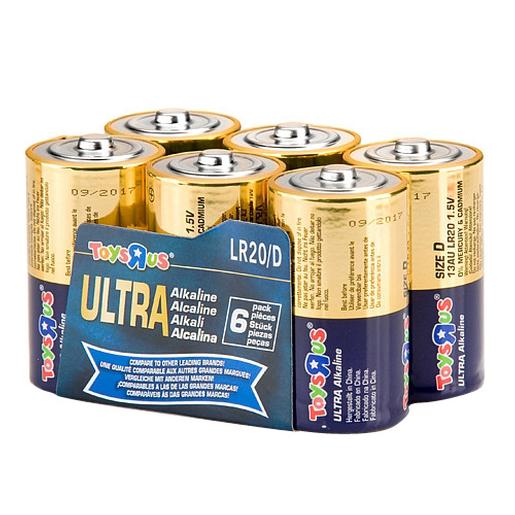 Ultra - Pack 6 Pilhas D Ultra Alcalinas