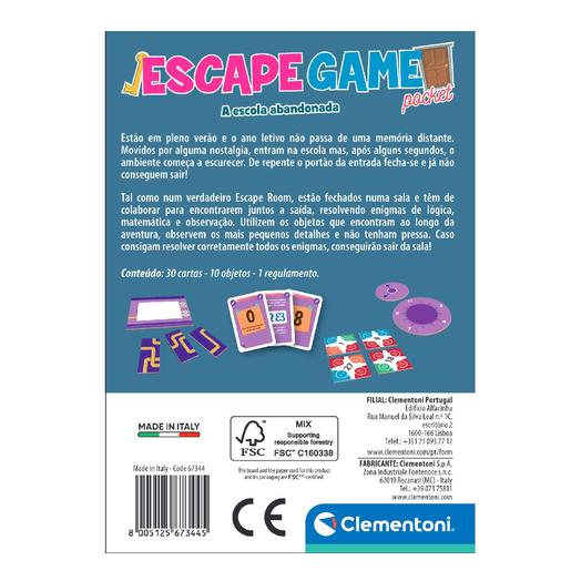 Clementoni - Escape game pocket (vários modelos)