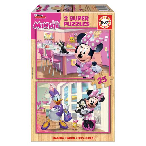 Educa Borrás - Minnie Mouse - Pack puzzles 2x25 peças