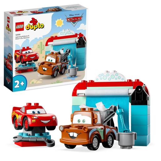 LEGO Duplo - Divertida Lavagem Automática de Carros de Faísca McQueen e Mate - 10996