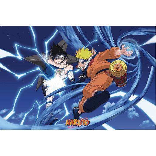 Poster maxi de Naruto e Sasuke 61 x 91,5 cm