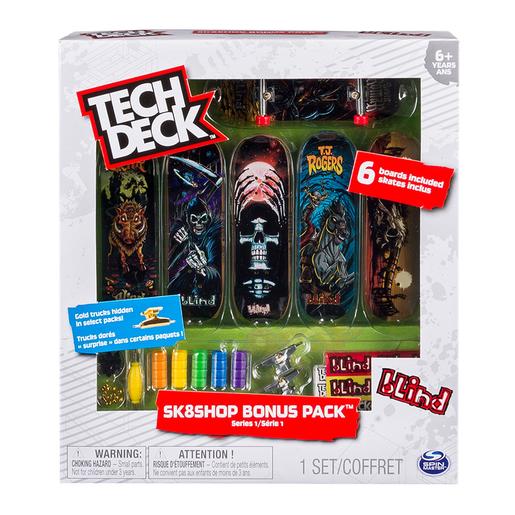 Tech Deck - Pack 6 Pranchas (vários modelos)