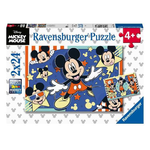 Ravensburger - Mickey Mouse - Pack 2 puzzles 24 peças