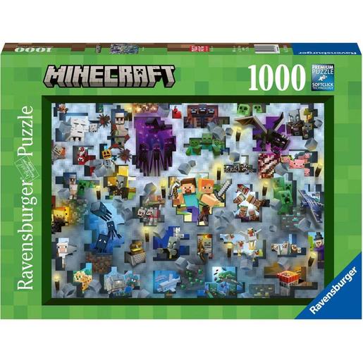 Ravensburger - Quebra-cabeça Minecraft 1000 peças para adultos e crianças  Minecraft