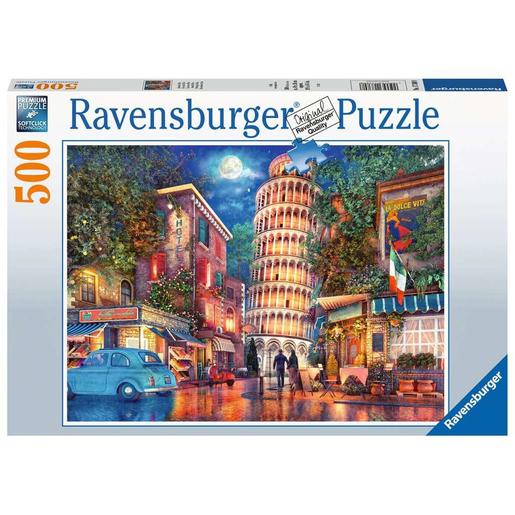 Ravensburger - Puzzle de 500 peças da cidade de Pisa ㅤ