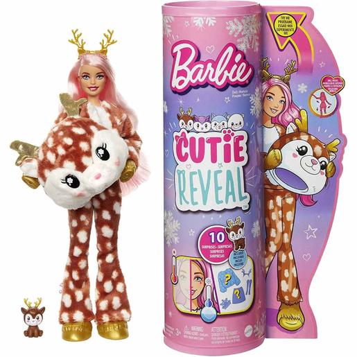 Barbie - Cutie Reveal Inverno - Boneca veado
