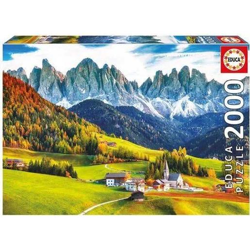Educa Borras - Puzzle de 2000 Piezas Otoño en Las Dolomitas ㅤ