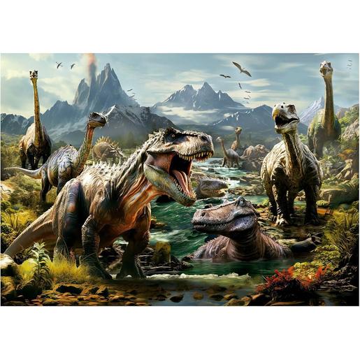 Educa Borras - Puzzle Adultos Dinosaurios Salvajes 1000 Peças ㅤ