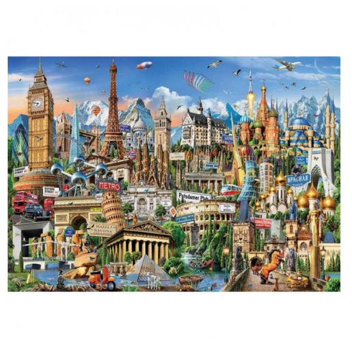 Educa Borrás - Símbolos de Europa - Puzzle 2000 piezas