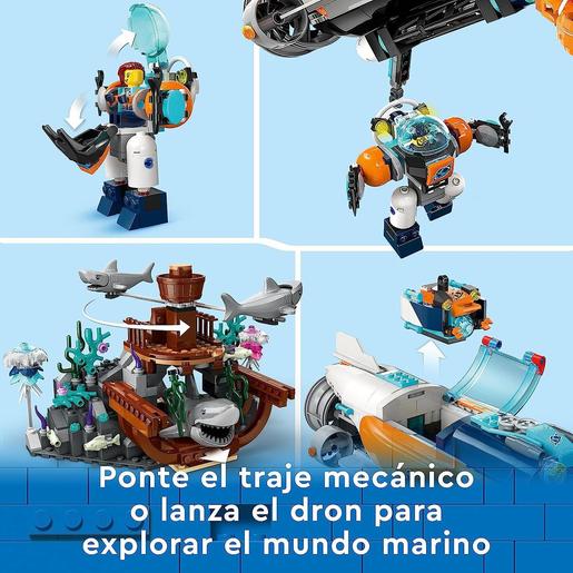 LEGO City - Submarino para exploração das profundidades - 60379