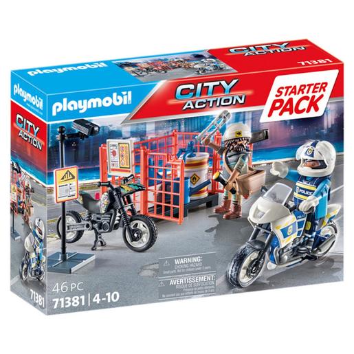 Playmobil - Brinquedo City Action Inicio Policia ㅤ