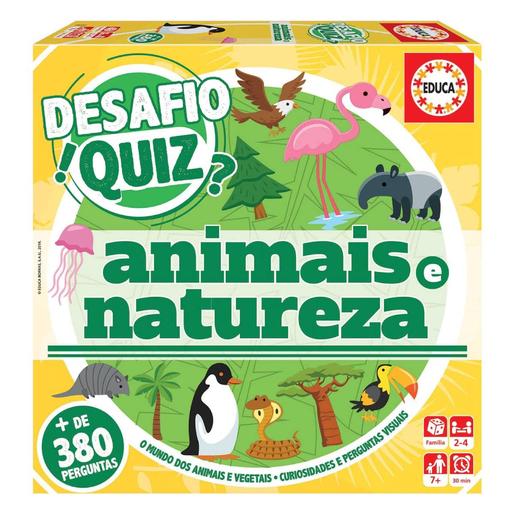 Educa Borrás - Descobrir Animais e Natureza - Desafio Quiz