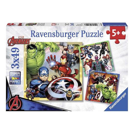 Ravensburger - Avengers - Pack 3 puzzles 49 peças