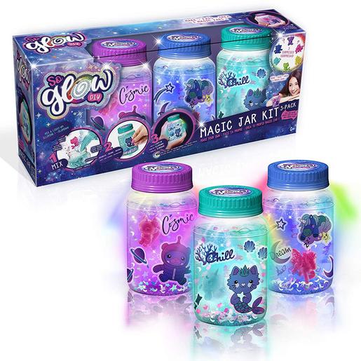 So Glow - Pack 3 Magic Jar (várias cores)