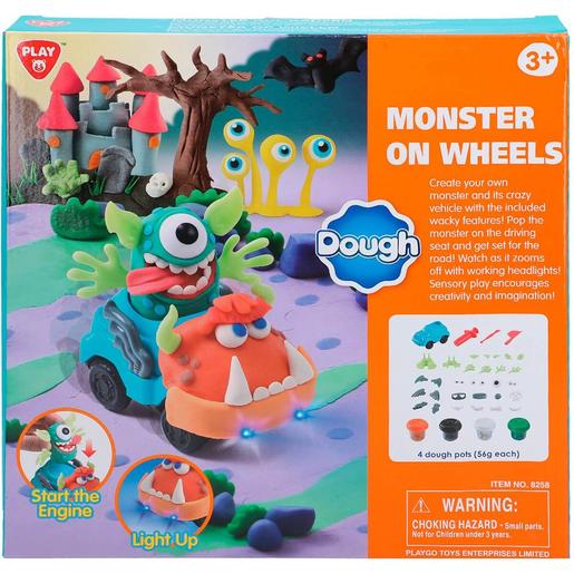 Playgo - Conjunto de plasticina Monster On Wheels