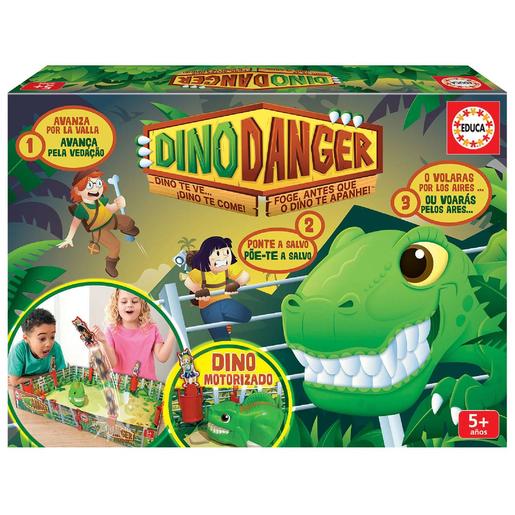 Educa Borras - Dino Danger - Jogo de mesa, Jogos criança +5 anos