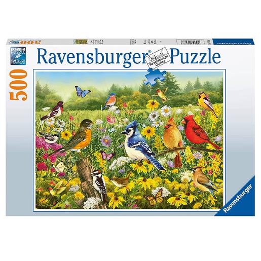 Ravensburger - Pássaros no prado - Puzzle 500 peças