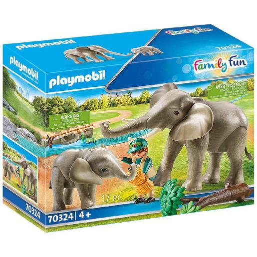 Playmobil - Recinto exterior dos elefantes - 70324