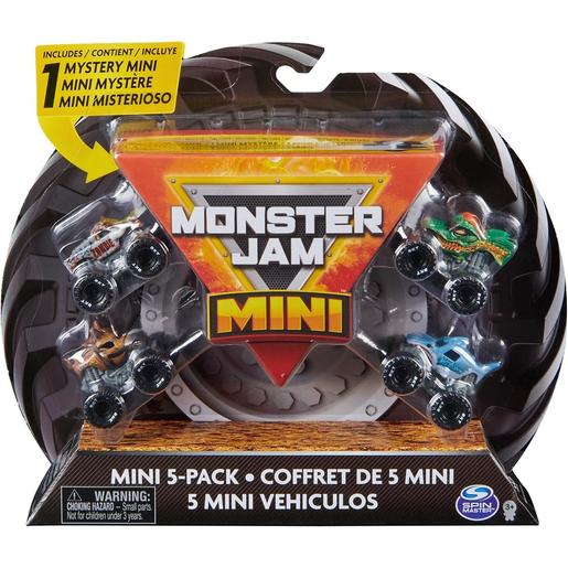 Monster Jam - Pack de 5 Mini Veículos 