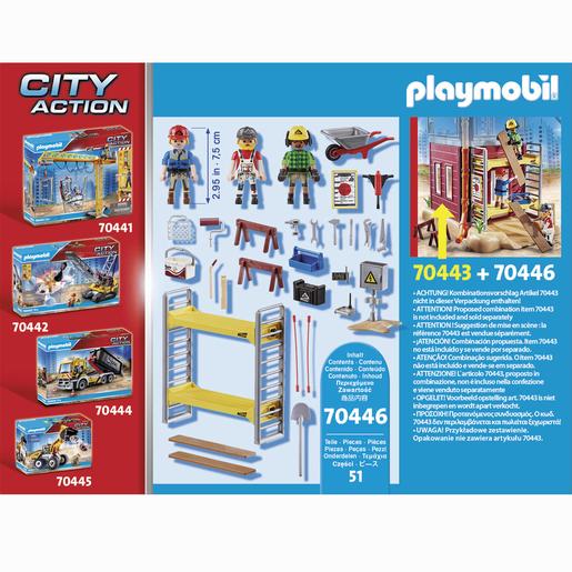 Playmobil - Andaime dos Trabalhadores das Obras 70446
