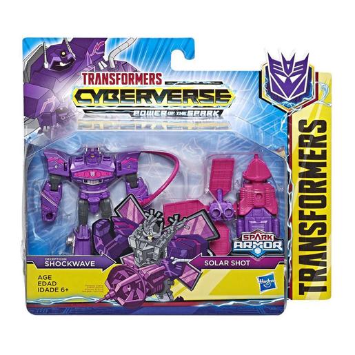 Transformers - Shockwave - Figura Spark Armor Transformers Cyberverse
