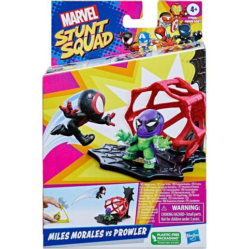 Hasbro - Esquadrão de Acrobacias Marvel - Miles Morales VS Prowler