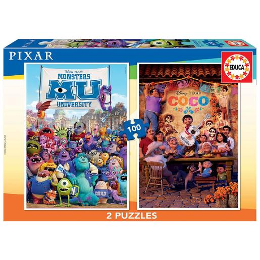 Educa Borrás - Pixar Puzzles Pack 2x100 Peças