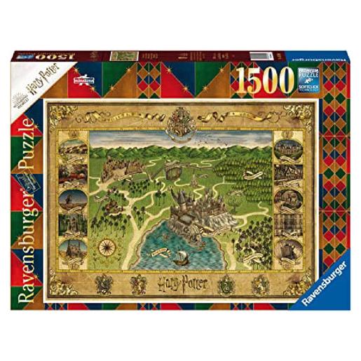 Ravensburger - Mapa de Hogwarts - Puzzle 1500 peças