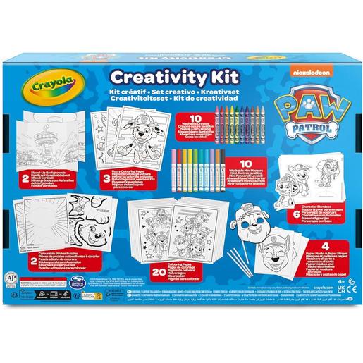 Crayola - Patrulha Pata - Jogo Criativo Aventura Artística 60 Peças ㅤ