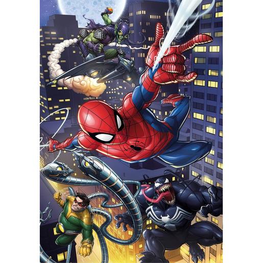 Clementoni - Puzzle infantil Marvel Spiderman 180 peças ㅤ