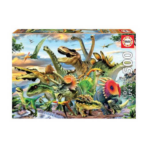 Educa Borras - Dinossauros - Puzzle 500 Peças