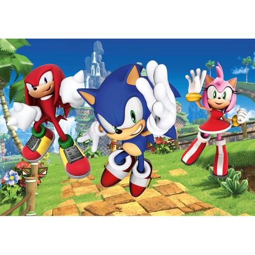 Clementoni - Puzzle infantil de 104 peças Sonic ㅤ