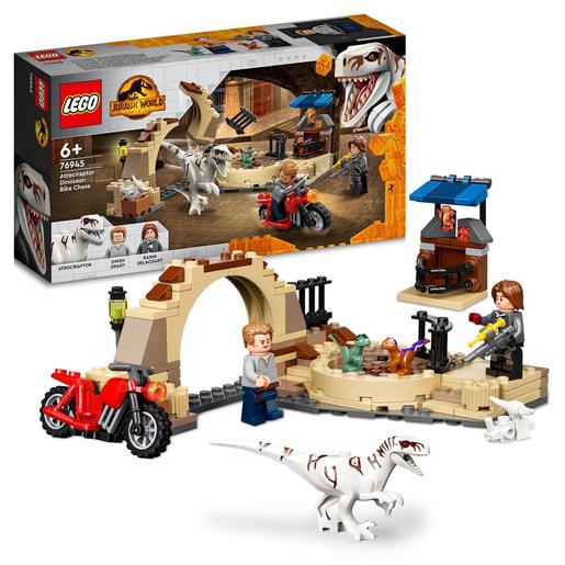 LEGO Jurassic World - Dinossauro Atrociraptor: perseguição de mota - 76945