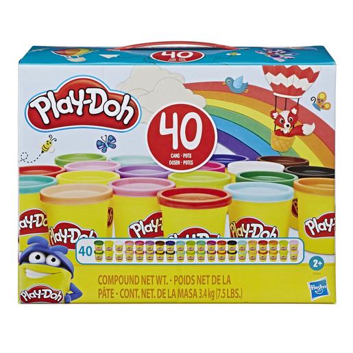Play-Doh - Pack 40 Botes de Cores