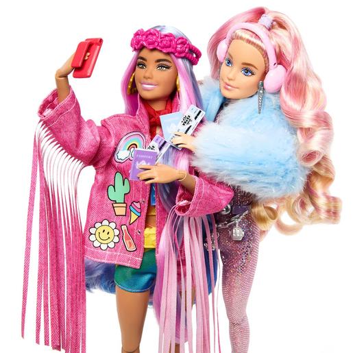 Barbie - Boneca com tema de viagens e conjunto de deserto ㅤ