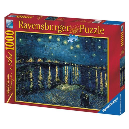 Ravensburger - Quebra-cabeças Arte Noite Estrelada 1000 Peças ㅤ