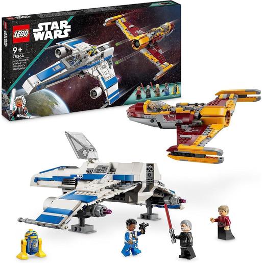 LEGO - Star Wars - Conjunto de veículos de brinquedo Star Wars com minifiguras e espadas laser 75364