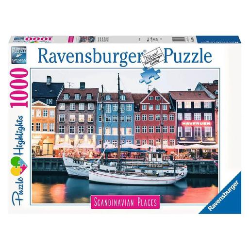Ravensburger - Copenhaga, Dinamarca - Puzzle 1000 peças