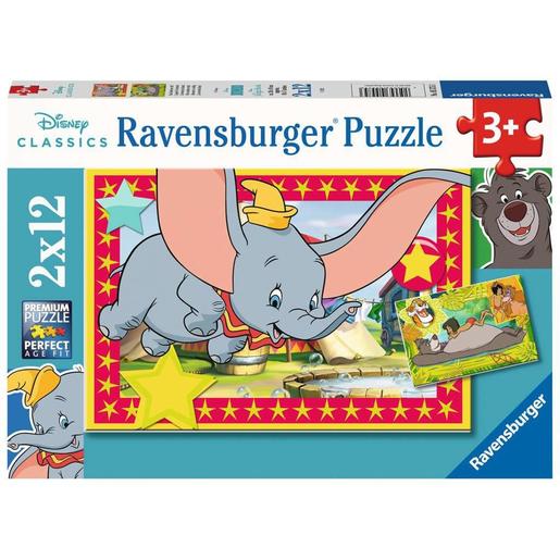 Ravensburger - Puzzle de aventura Disney, coleção de 2x12 peças ㅤ