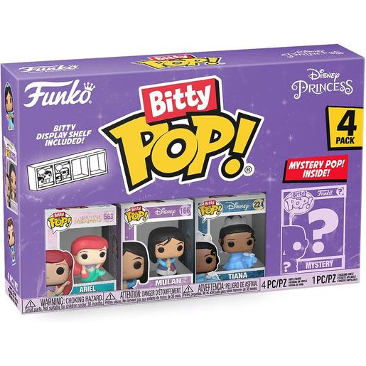 Funko - Pack de figuras colecionáveis Bitty Pop! Princesa Disney Ariel e Mulan (Vários modelos) ㅤ