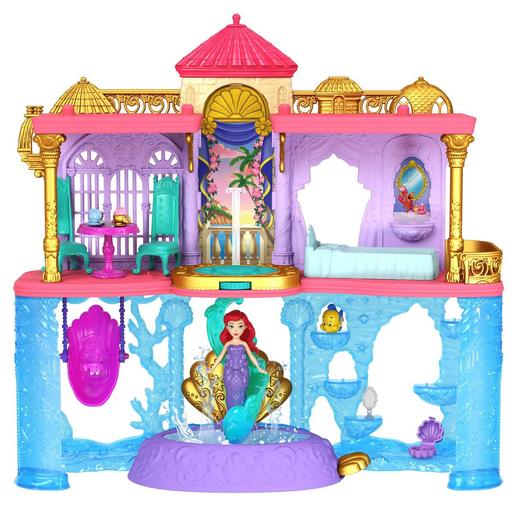 Mattel - Castelo da Ariel mini casa de bonecas com figura e acessórios ㅤ