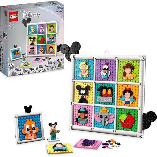 LEGO - Mickey Mouse - Conjunto de artesanato de ícones da animação Disney com designs de mosaicos divertidos 43221