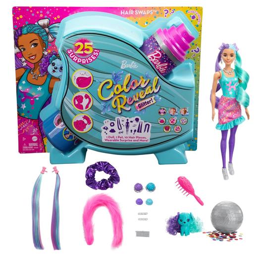 Barbie - Boneca Color Reveal penteados balões (vários modelos)