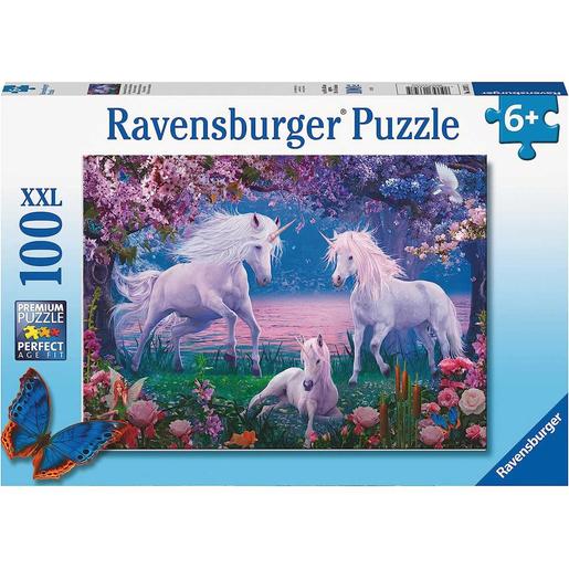 Ravensburger - Puzzle de Unicórnios, 100 Peças XXL ㅤ