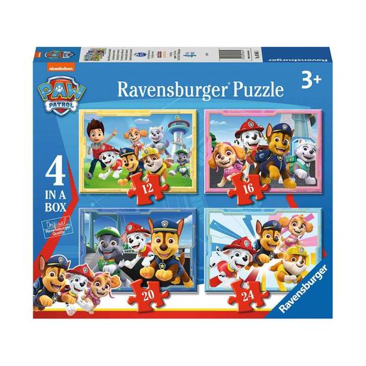 Ravensburger - Patrulha Pata - Pack 4 puzzles progresivos